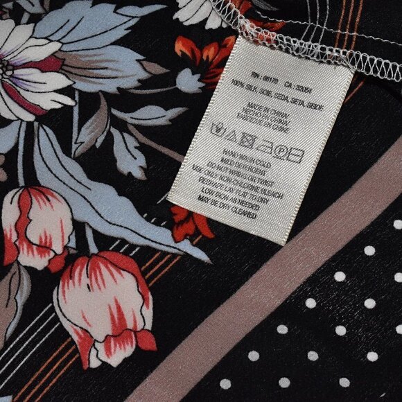 Anthropologie Maeve Capitola Silk Cami Floral Print Tank Top Size 6 - Picture 12 of 14